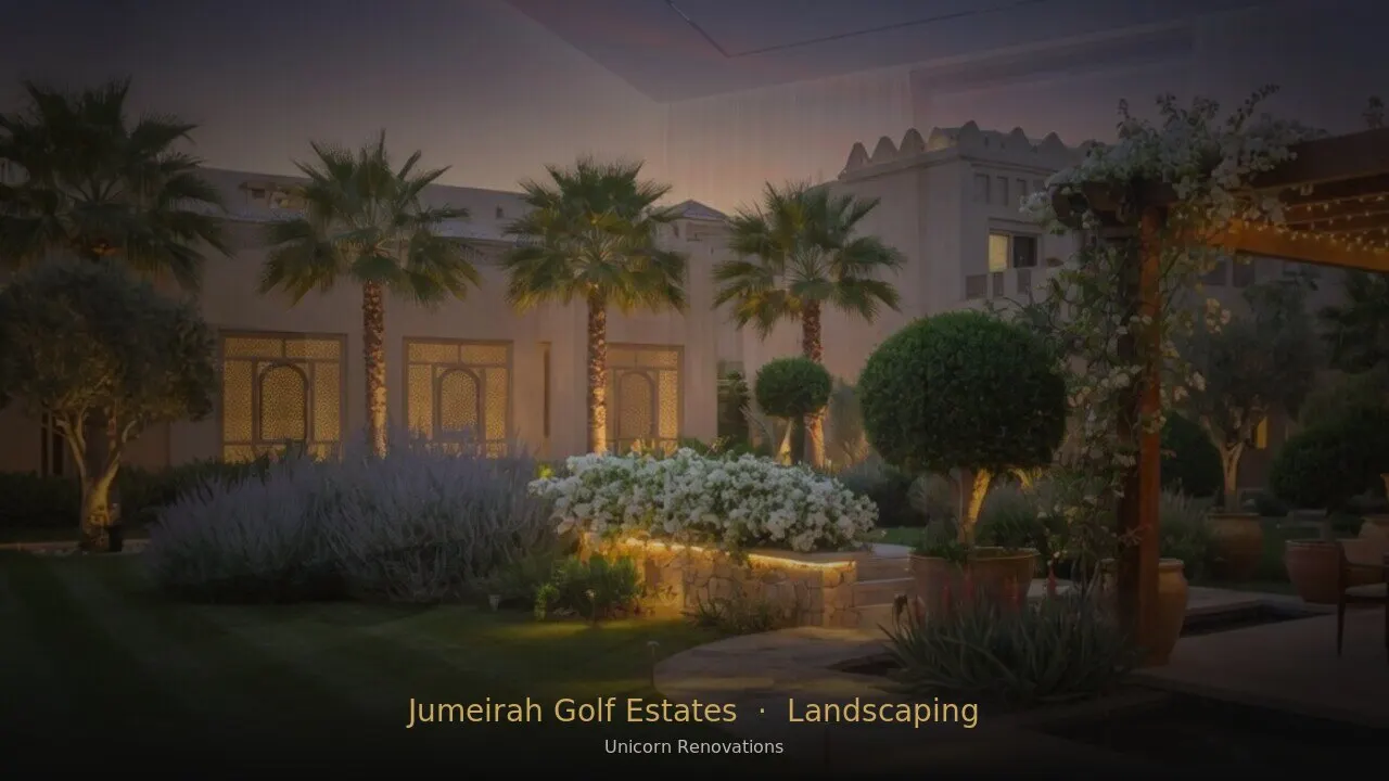 Landscaping in Jumeirah Golf Estates