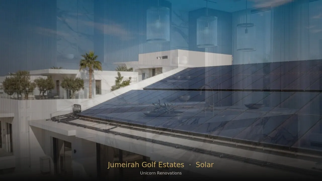 Solar Solutions in Jumeirah Golf Estates
