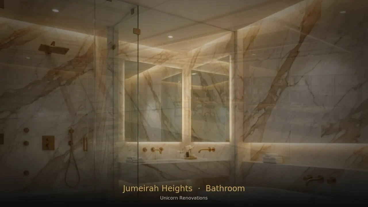 Bathroom Renovation in Jumeirah Heights