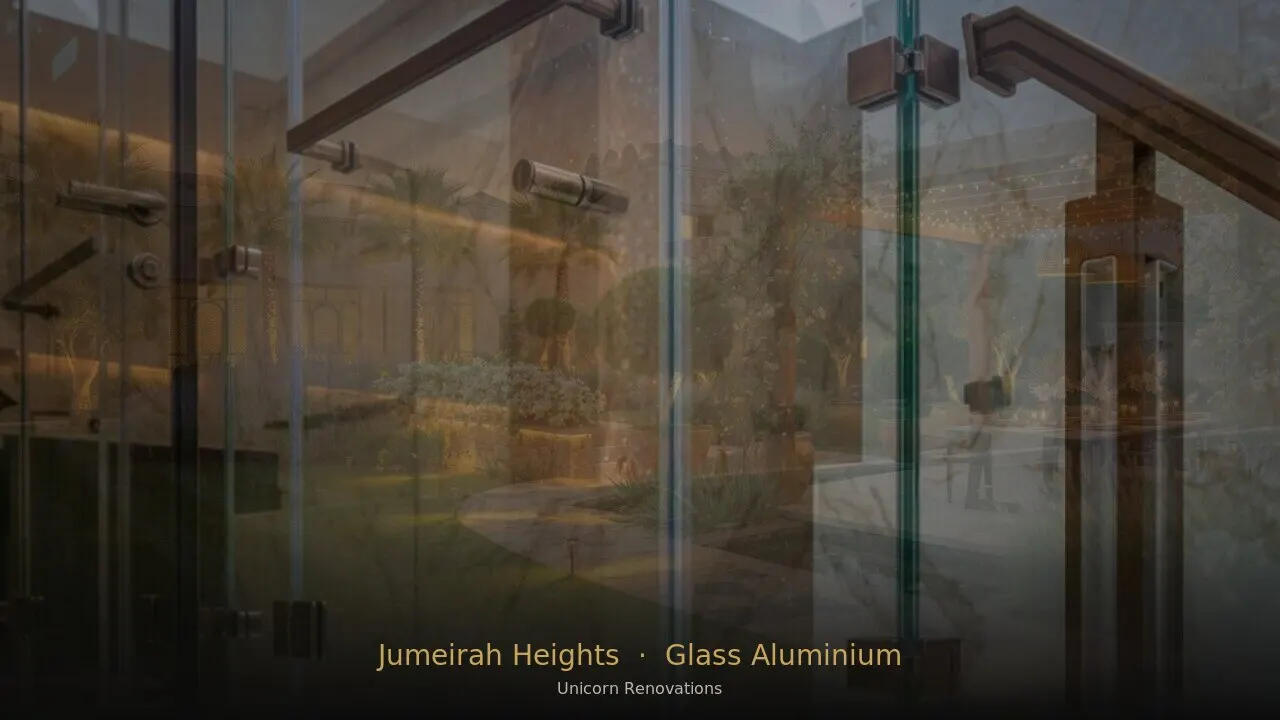 Glass & Aluminium Works in Jumeirah Heights