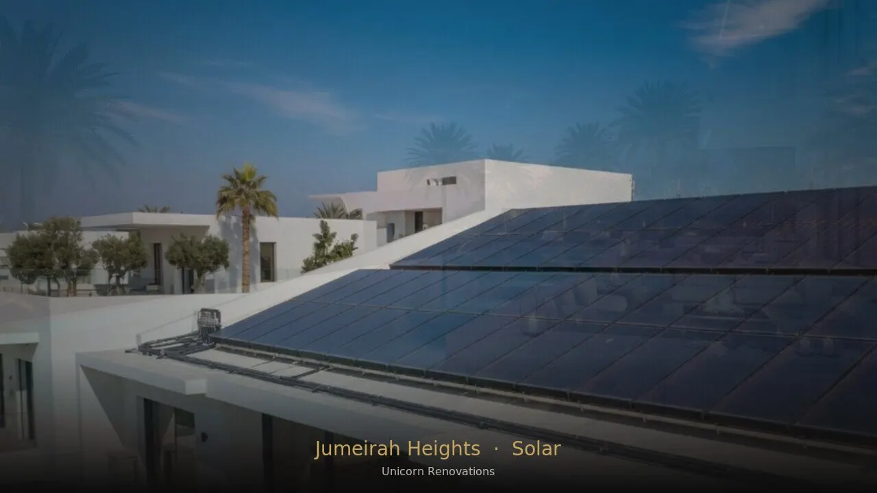 Solar Solutions in Jumeirah Heights