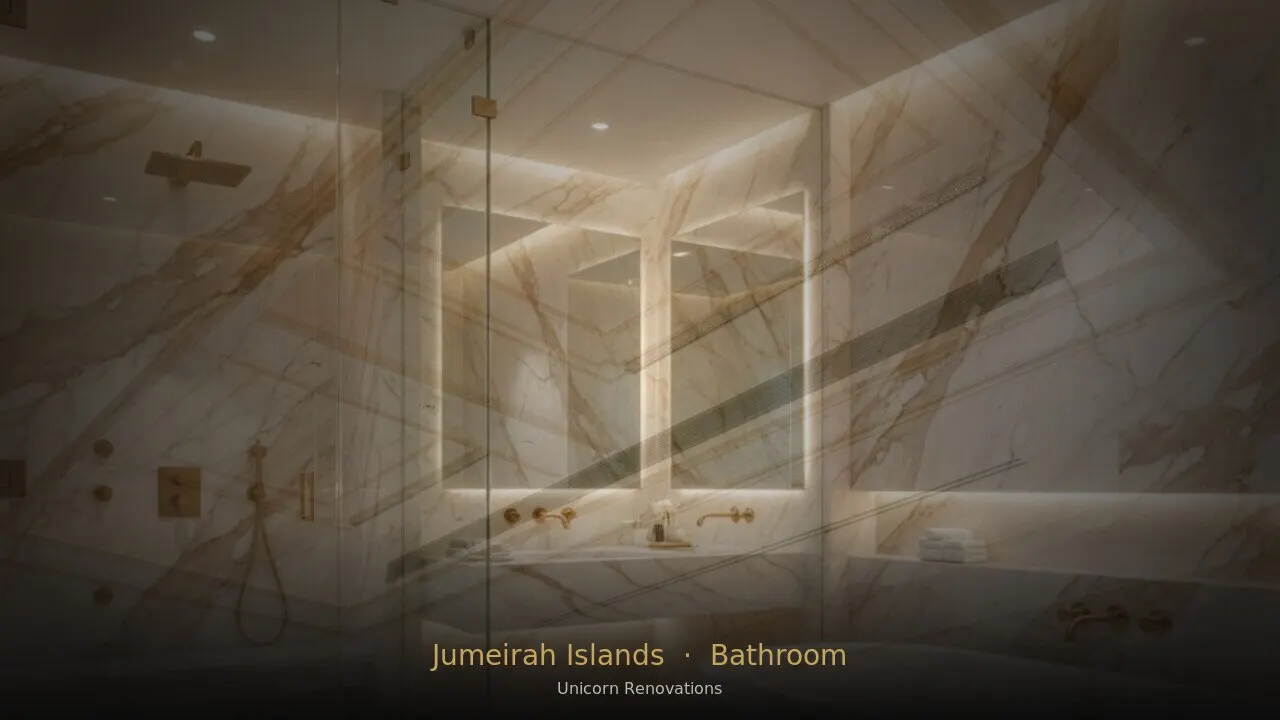 Bathroom Renovation in Jumeirah Islands