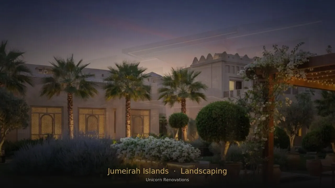 Landscaping in Jumeirah Islands