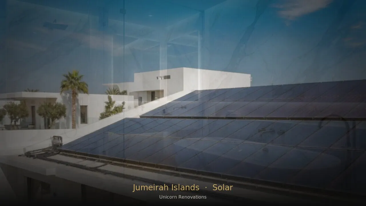 Solar Solutions in Jumeirah Islands