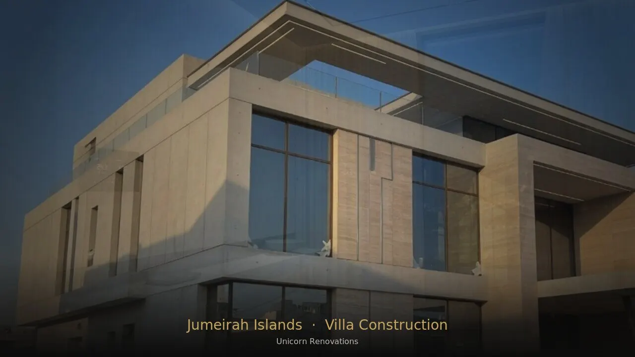 Villa Construction in Jumeirah Islands