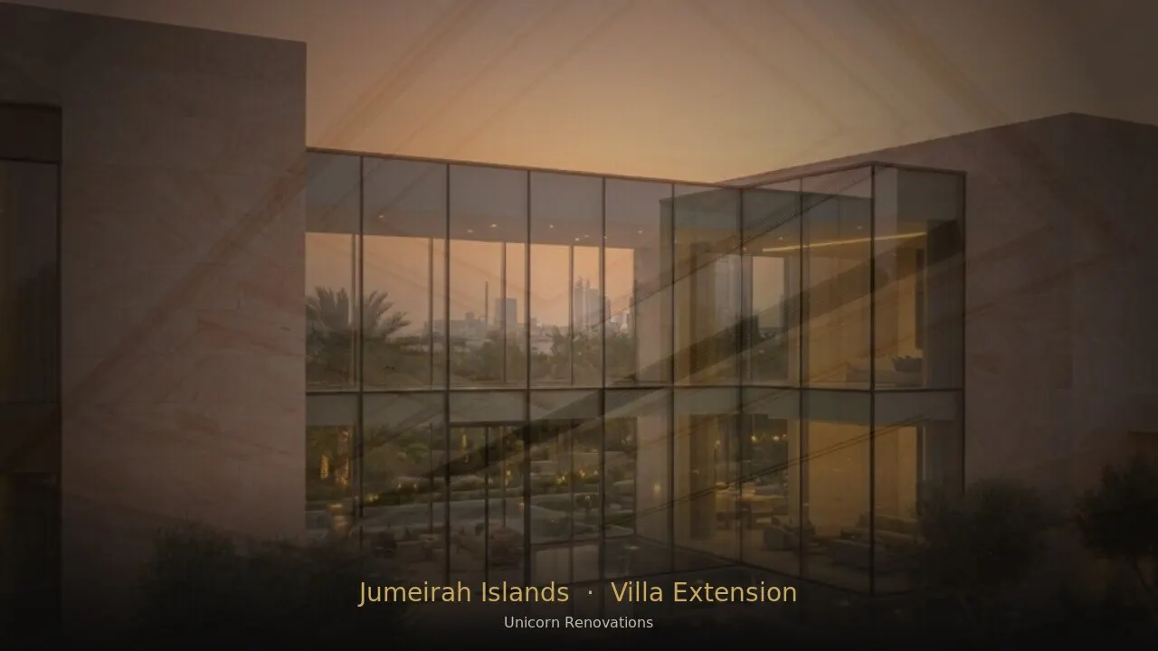 Villa Extension in Jumeirah Islands