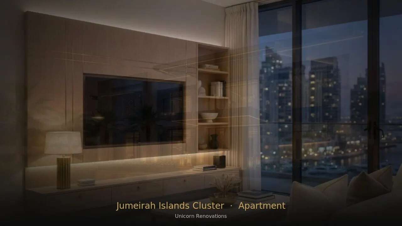 Apartment Renovation in Jumeirah Islands Clusters