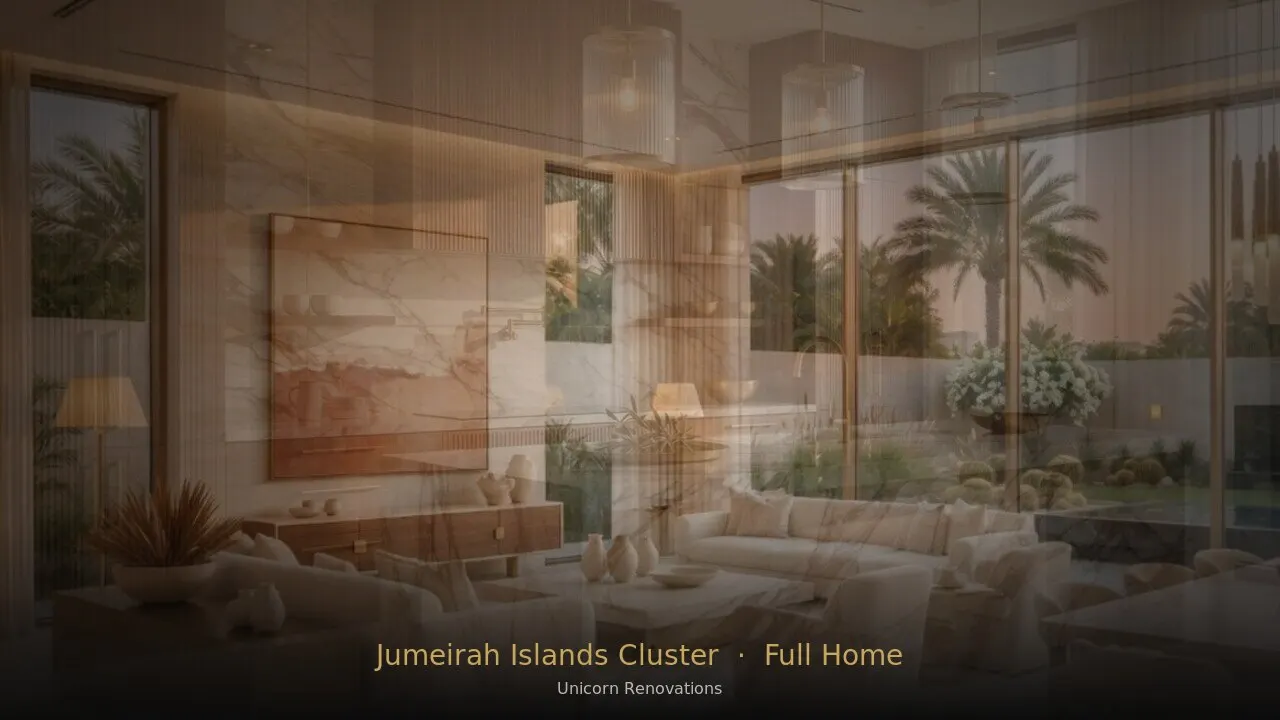Full Home Renovation in Jumeirah Islands Clusters
