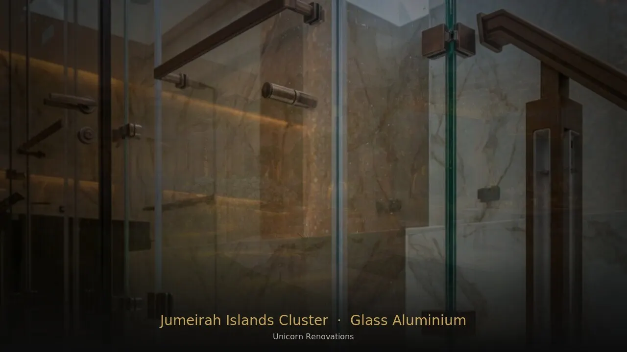 Glass & Aluminium Works in Jumeirah Islands Clusters