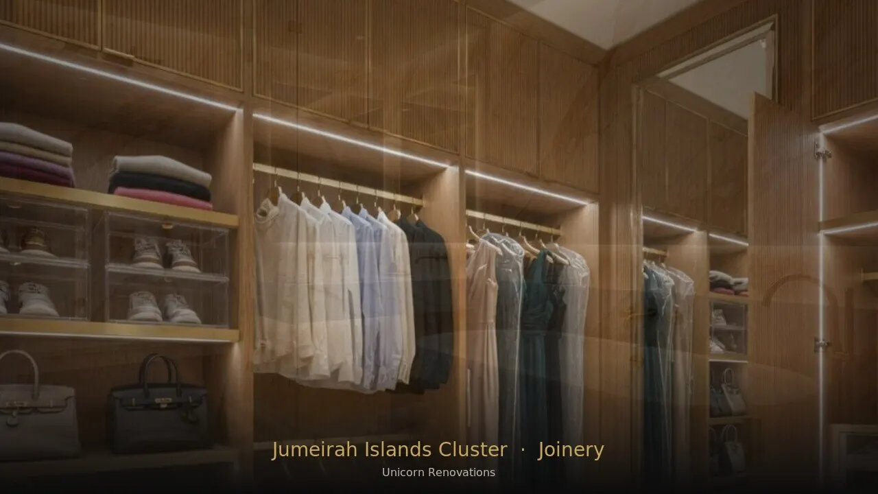 Joinery & Cabinetry in Jumeirah Islands Clusters
