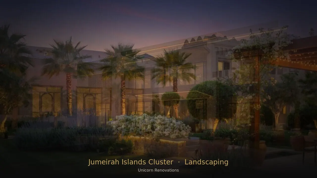 Landscaping in Jumeirah Islands Clusters