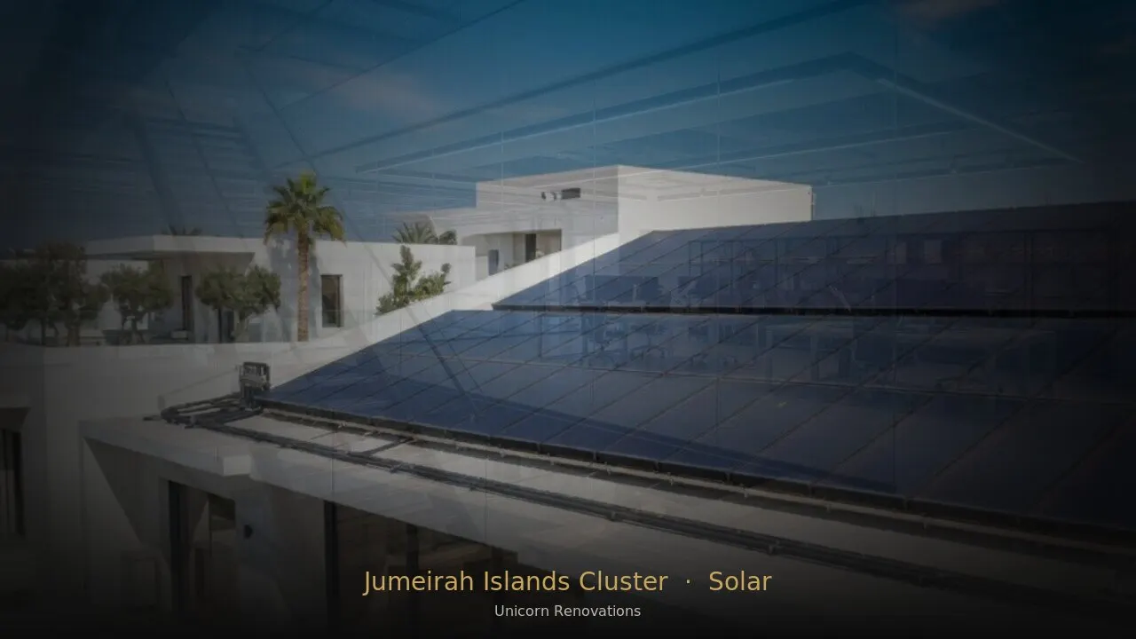 Solar Solutions in Jumeirah Islands Clusters