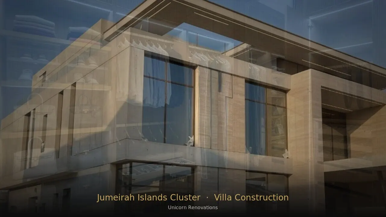 Villa Construction in Jumeirah Islands Clusters