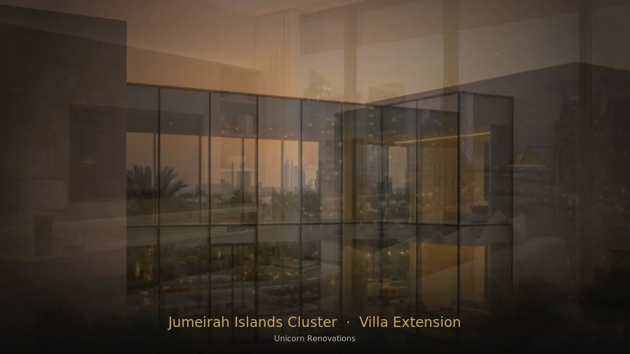 Villa Extension in Jumeirah Islands Clusters