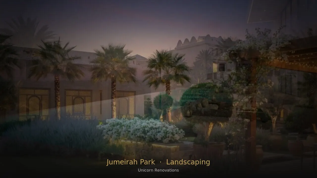 Landscaping in Jumeirah Park