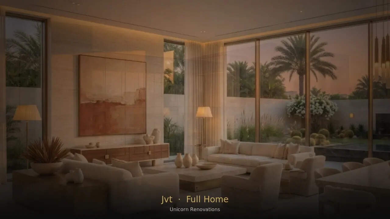 Full Home Renovation in Jumeirah Village Triangle
