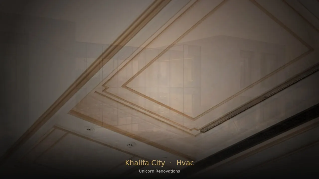 HVAC Installation in Khalifa City
