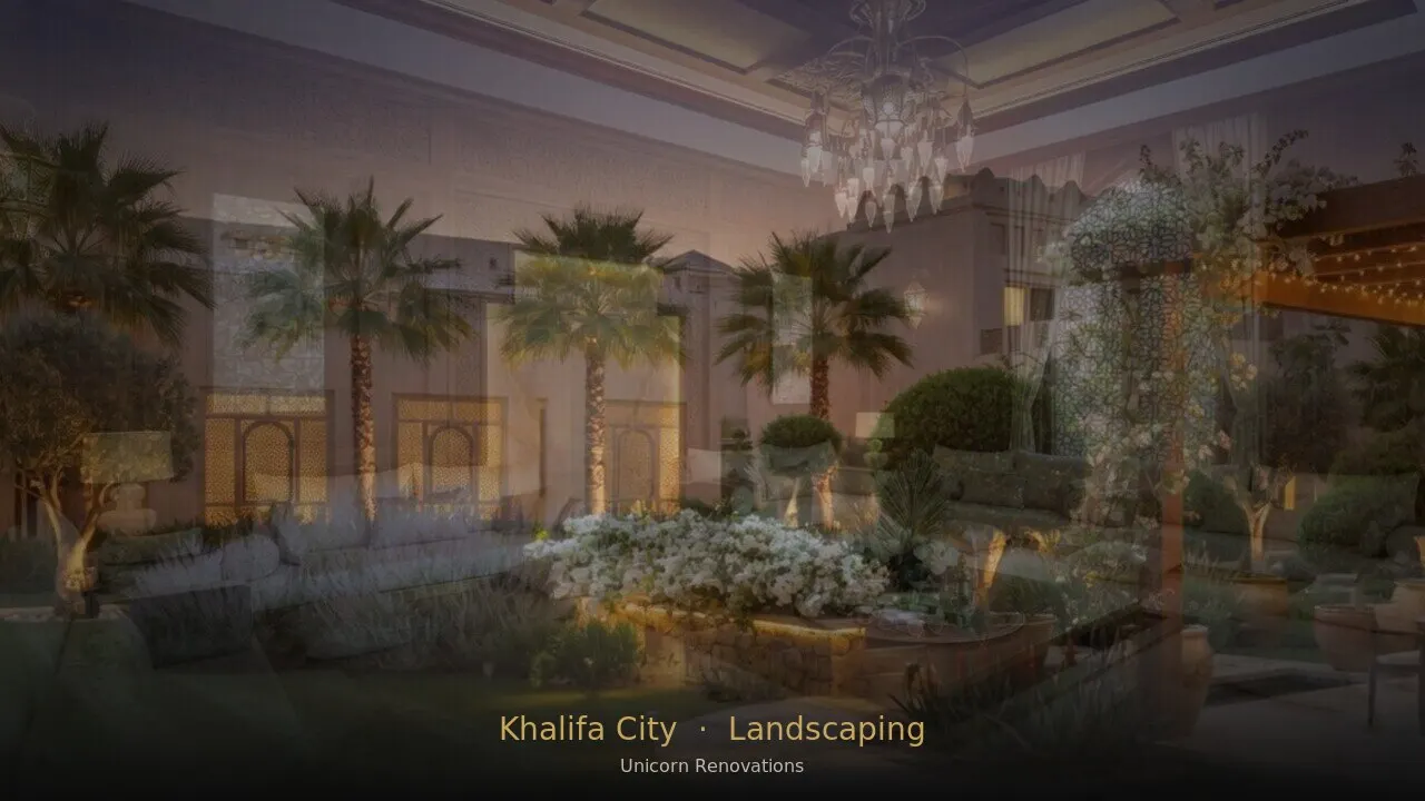 Landscaping in Khalifa City