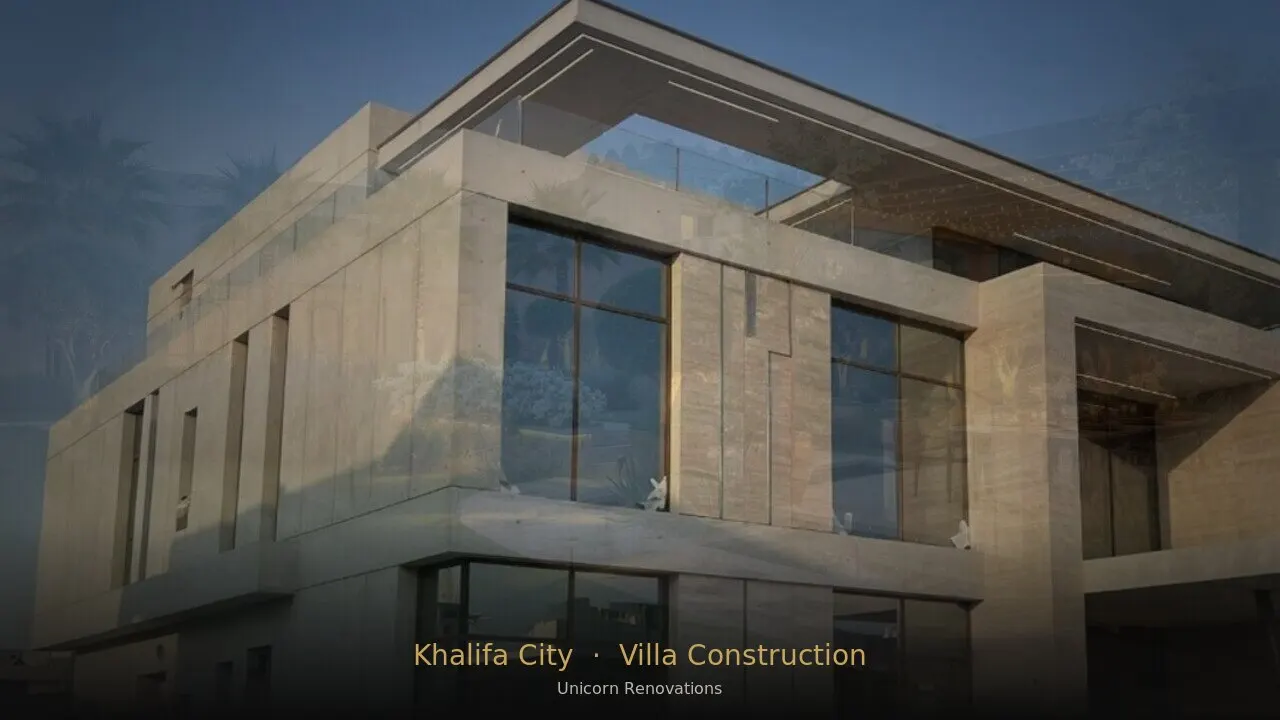 Villa Construction in Khalifa City