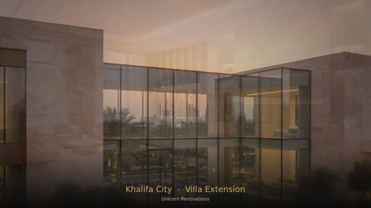 Villa Extension in Khalifa City