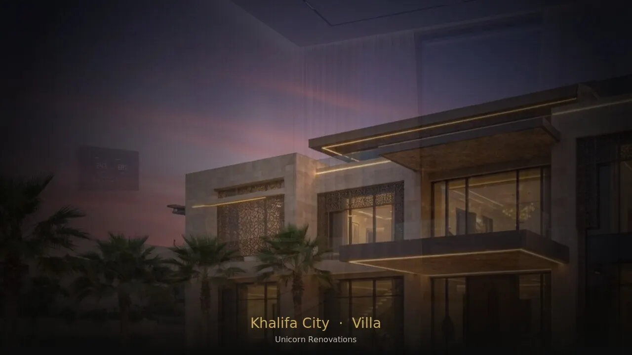 Villa Renovation in Khalifa City