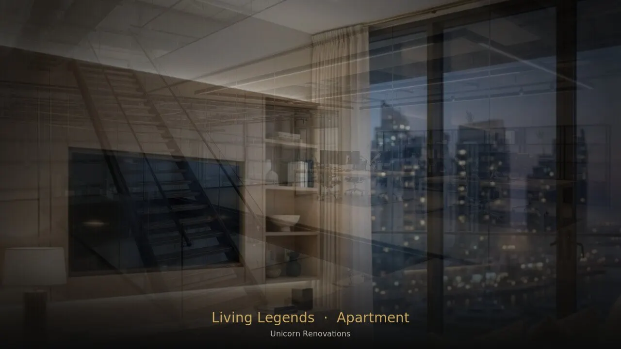 Apartment Renovation in Living Legends