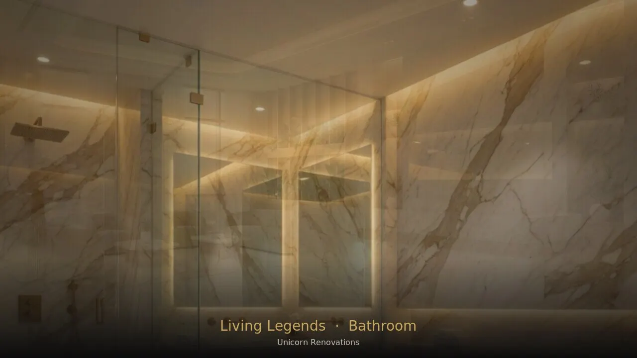 Bathroom Renovation in Living Legends