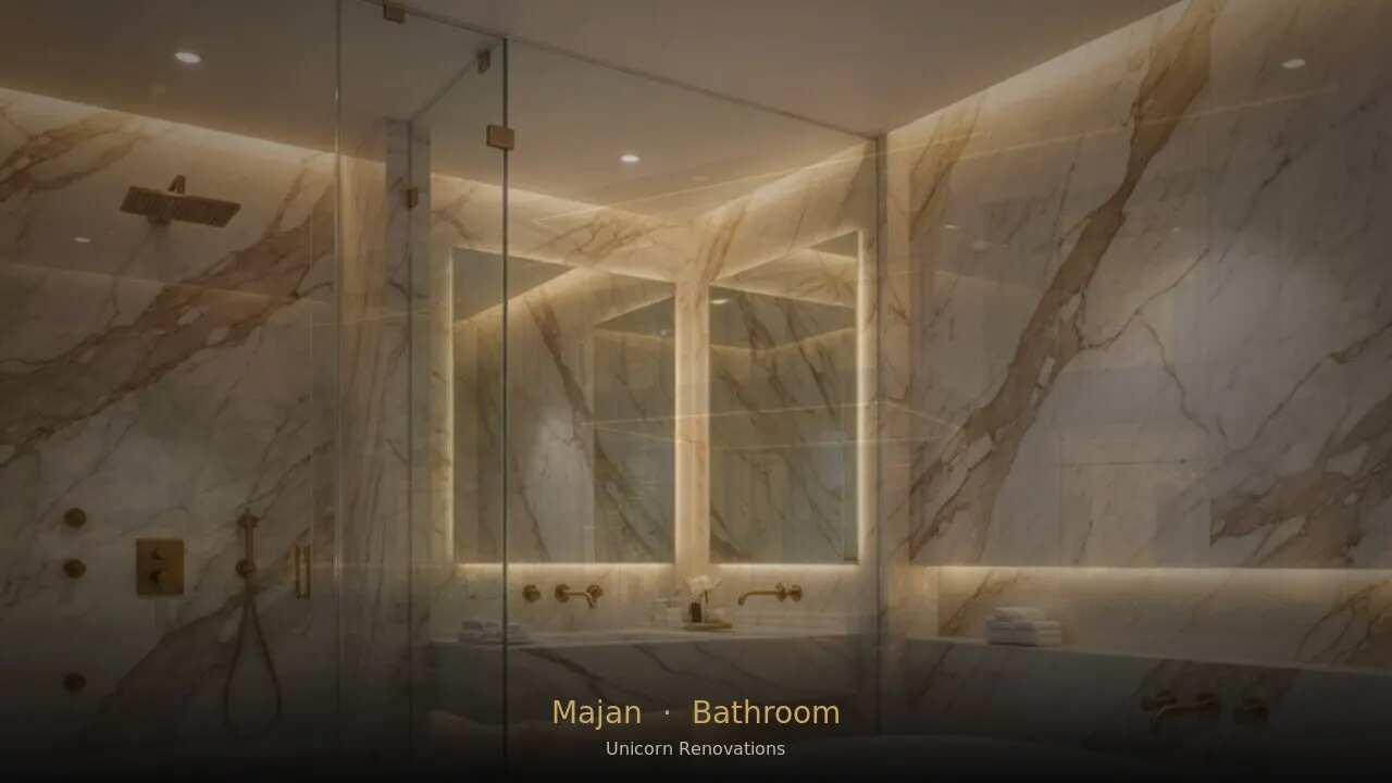 Bathroom Renovation in Majan — Unicorn Renovations