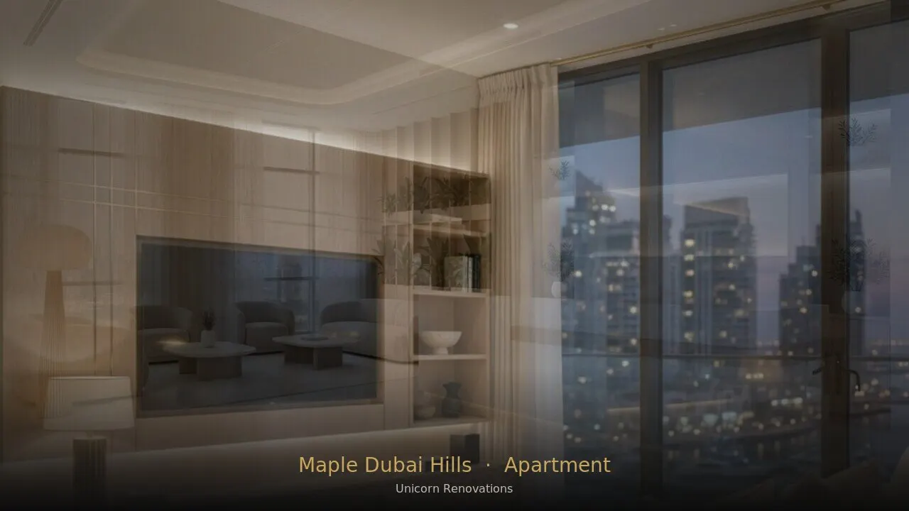 Apartment Renovation in Maple at Dubai Hills