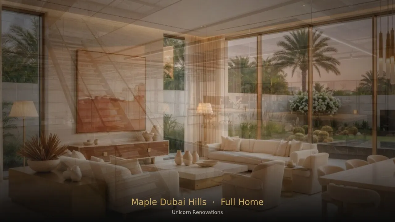 Full Home Renovation in Maple at Dubai Hills