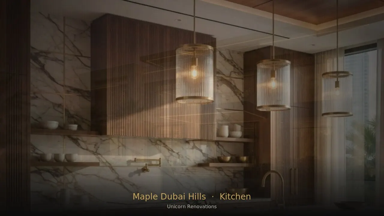 Kitchen Renovation in Maple at Dubai Hills