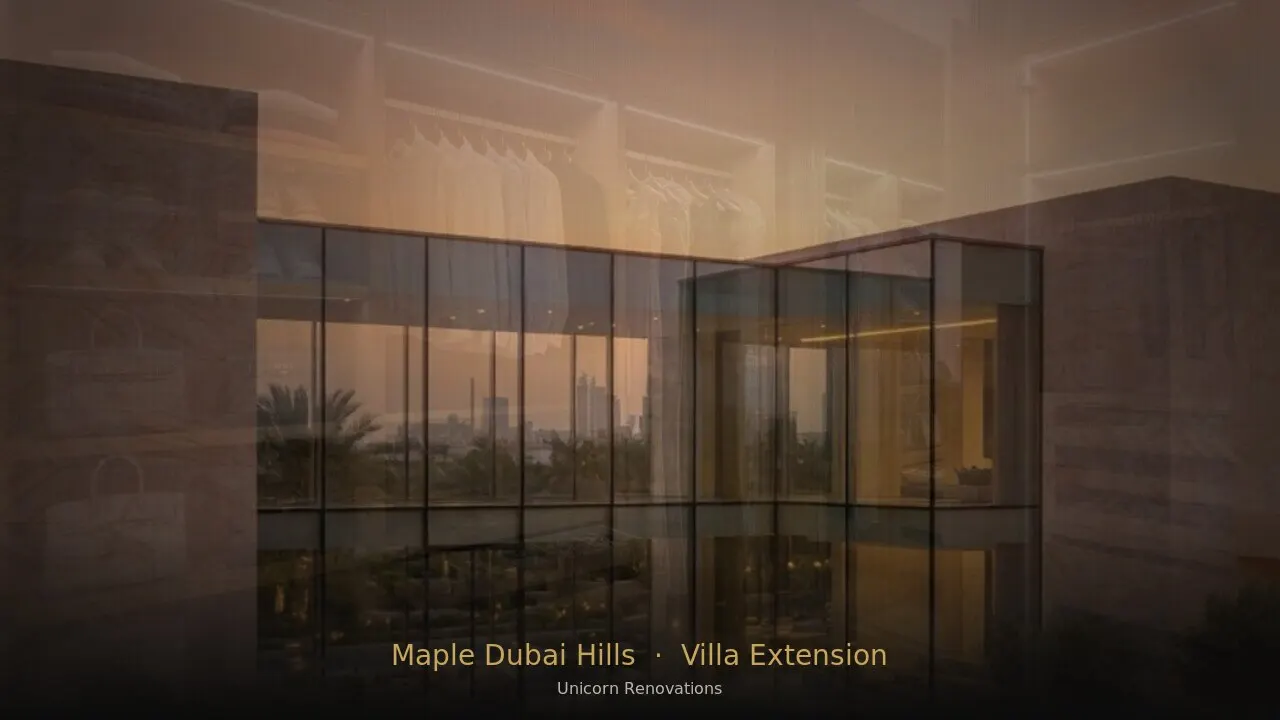 Villa Extension in Maple at Dubai Hills