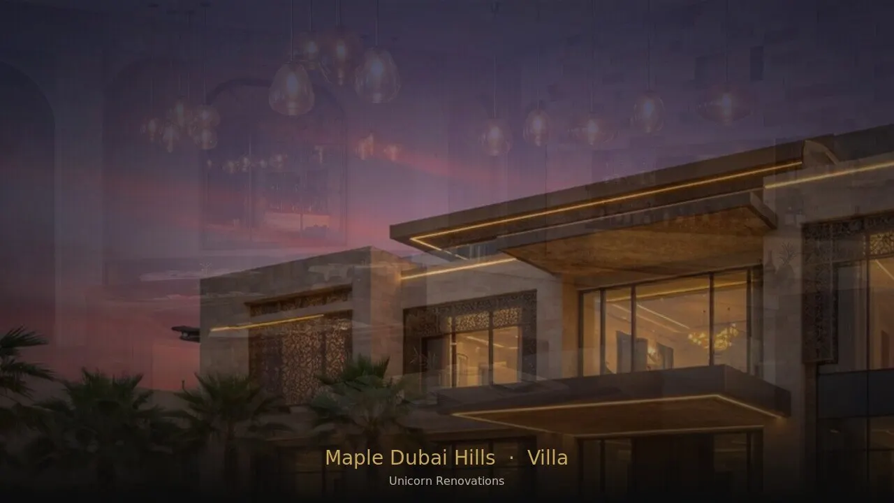Villa Renovation in Maple at Dubai Hills