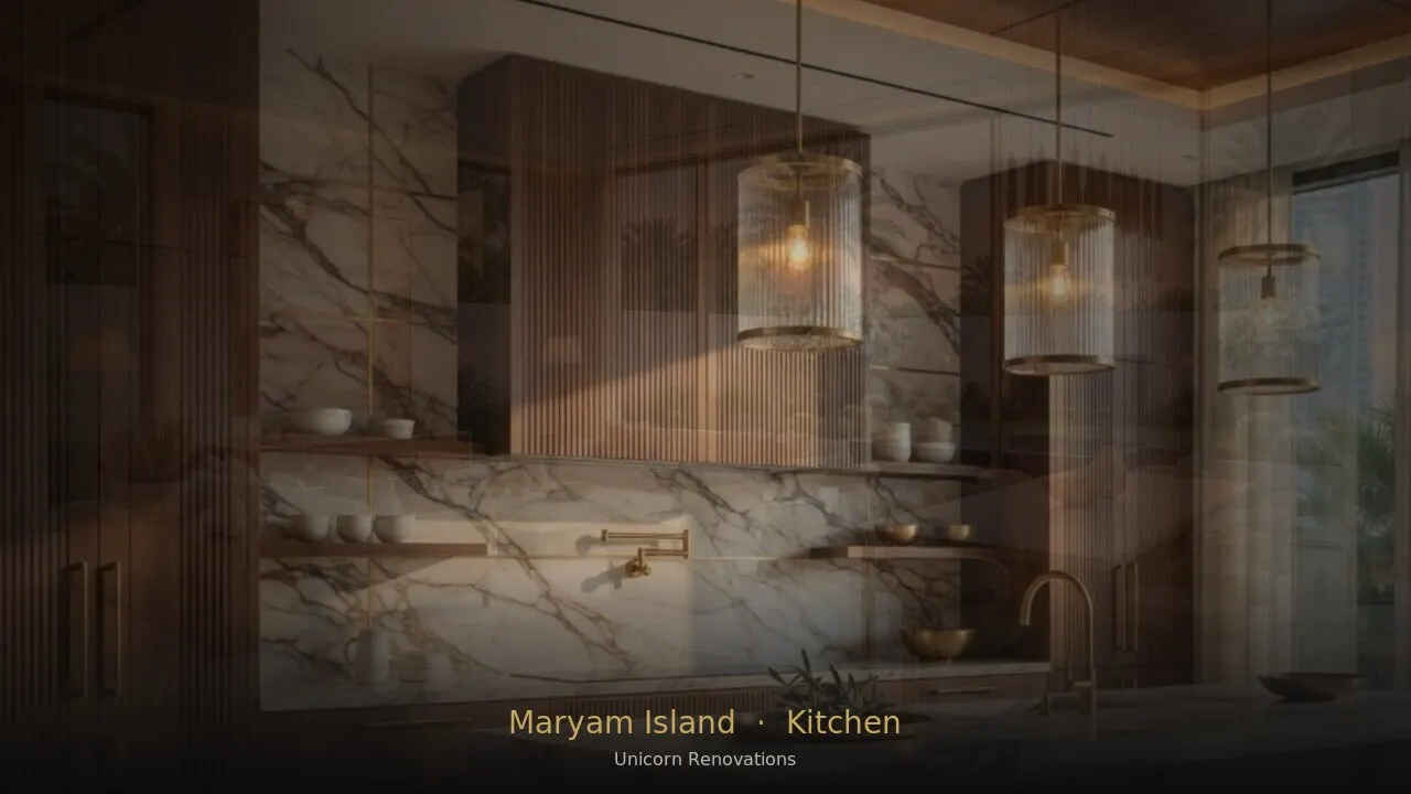 Kitchen Renovation in Maryam Island