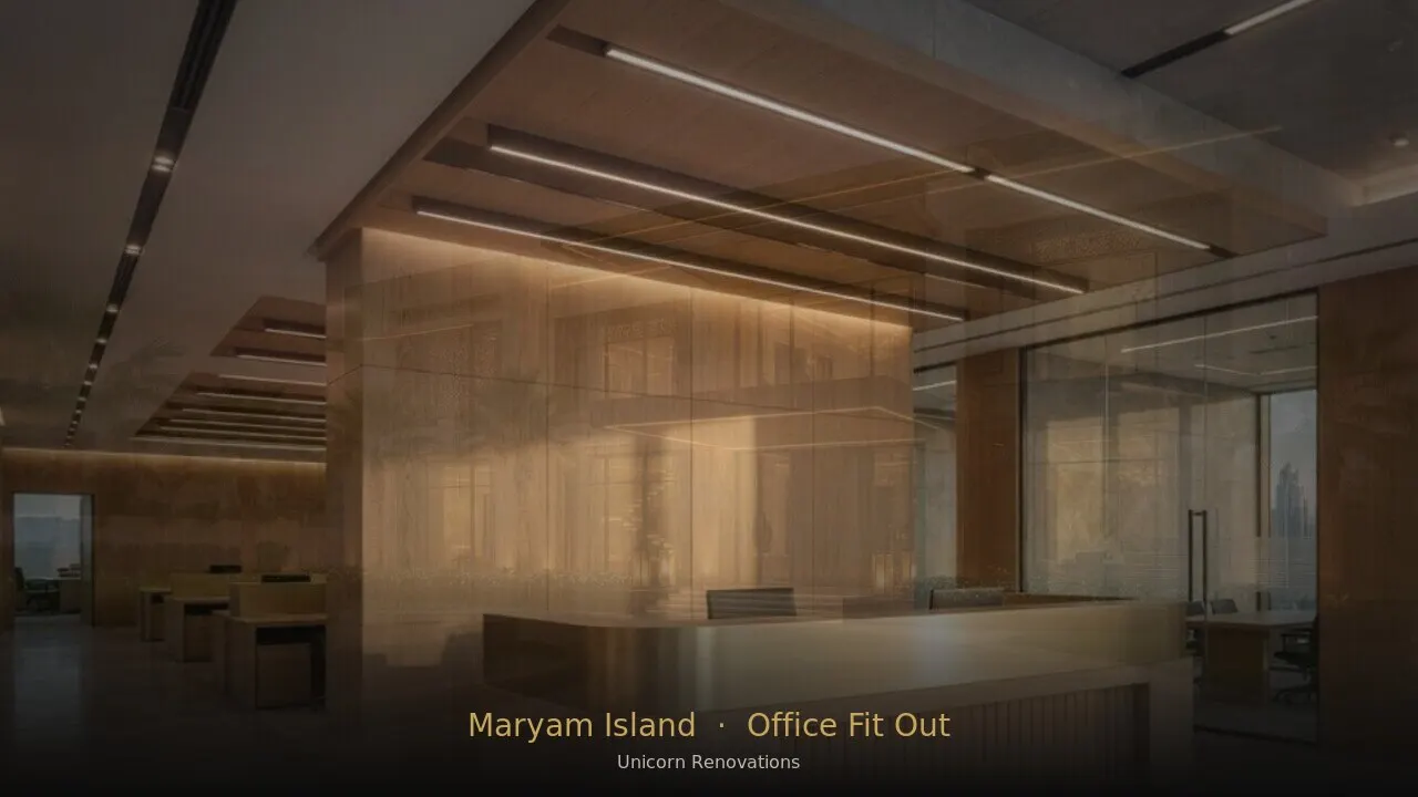 Office Fit-Out in Maryam Island