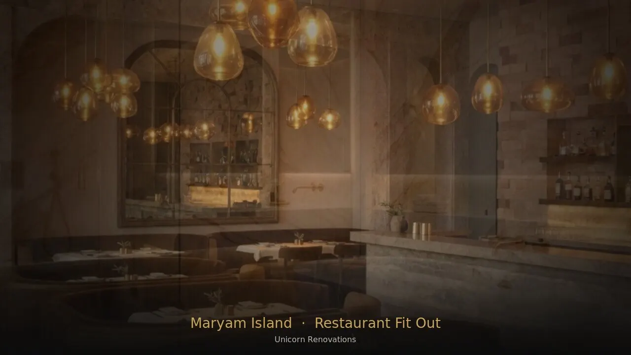 Restaurant Fit-Out in Maryam Island