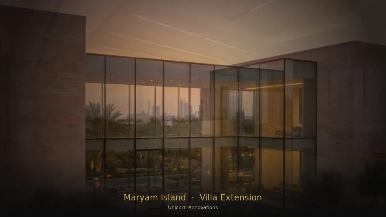 Villa Extension in Maryam Island