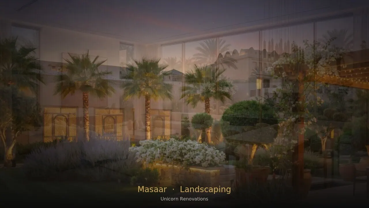Landscaping in Masaar