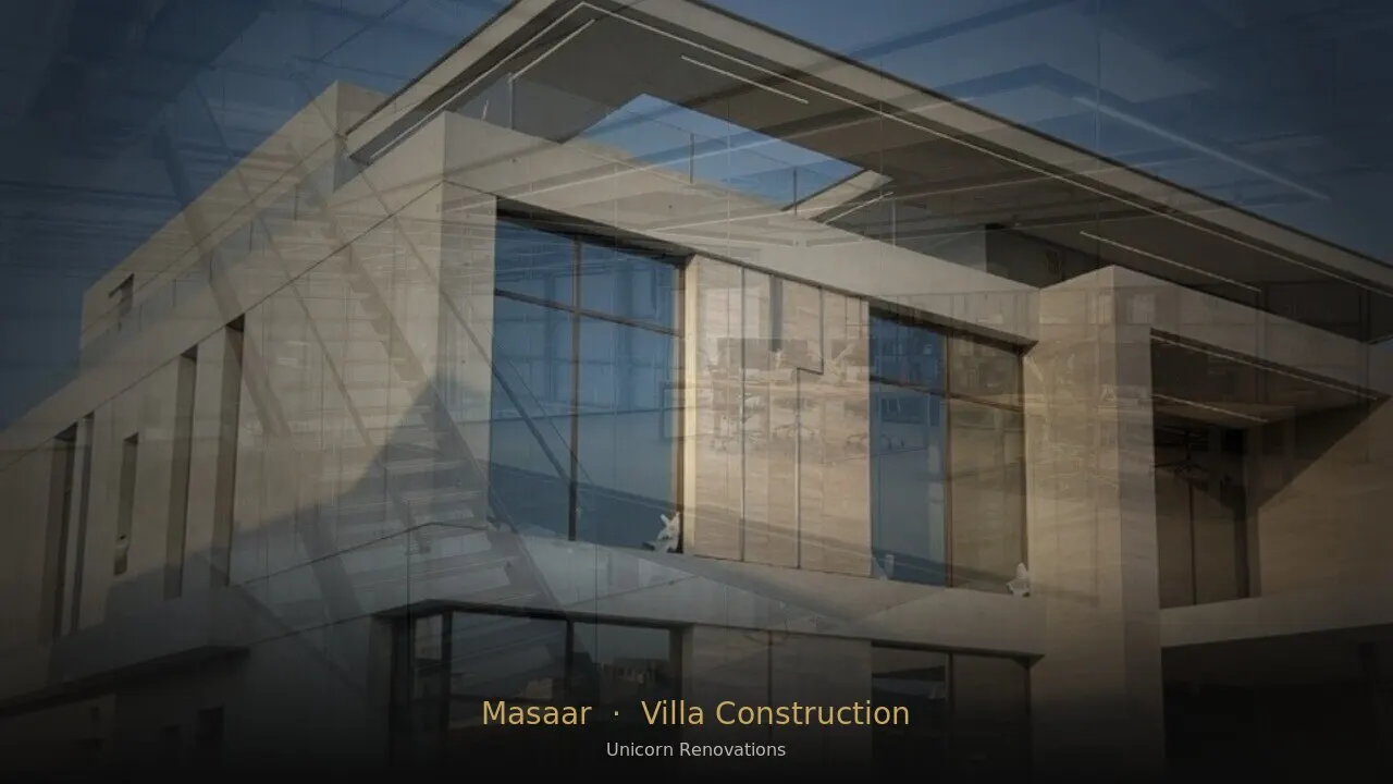 Villa Construction in Masaar