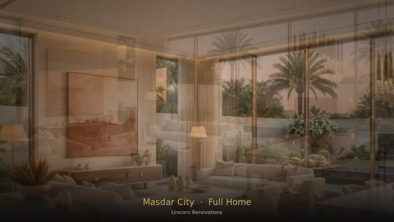Full Home Renovation in Masdar City