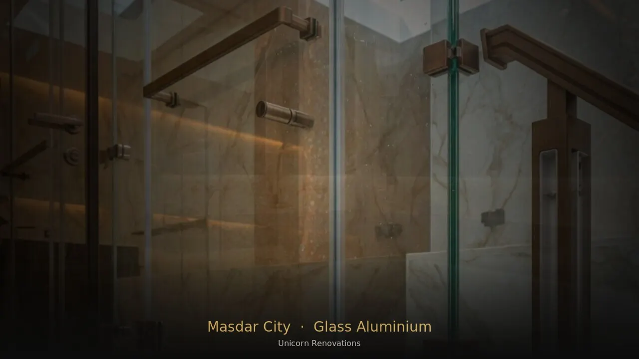 Glass & Aluminium Works in Masdar City