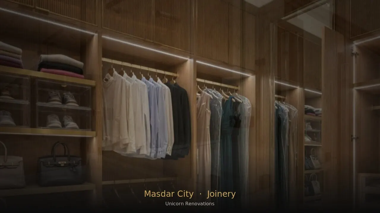 Joinery & Cabinetry in Masdar City