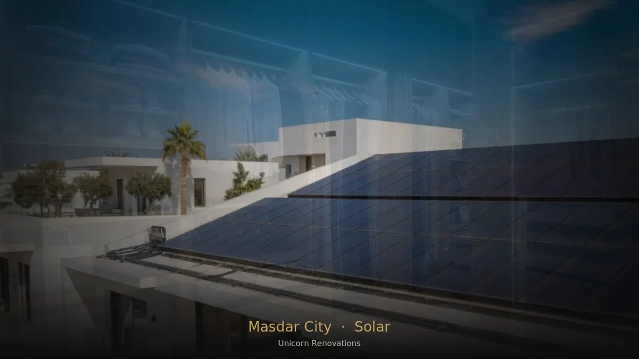 Solar Solutions in Masdar City