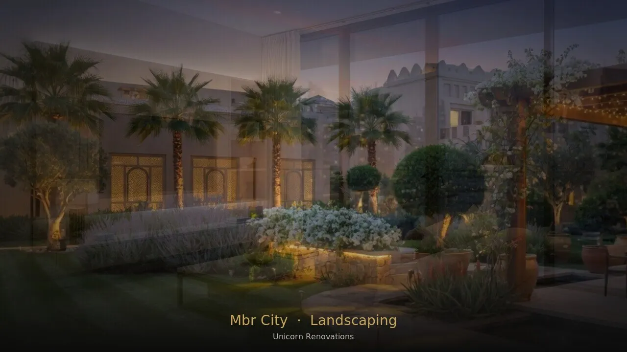 Landscaping in Mohammed Bin Rashid City — Unicorn Renovations