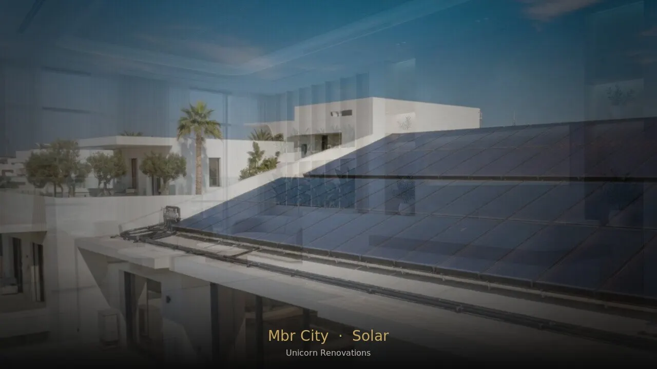 Solar Solutions in Mohammed Bin Rashid City