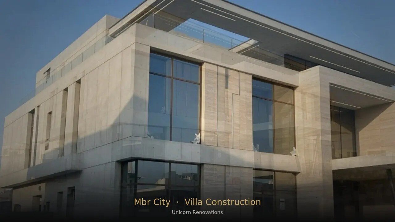 Villa Construction in Mohammed Bin Rashid City — Unicorn Renovations