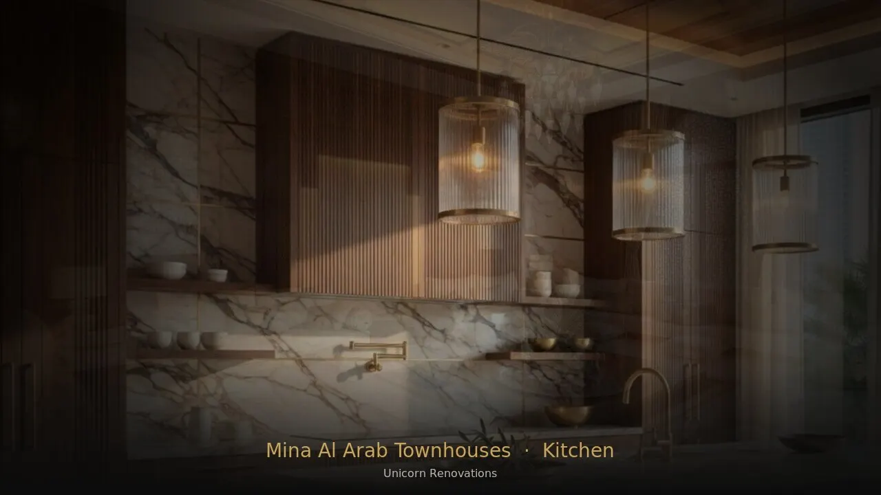 Kitchen Renovation in Mina Al Arab Townhouses