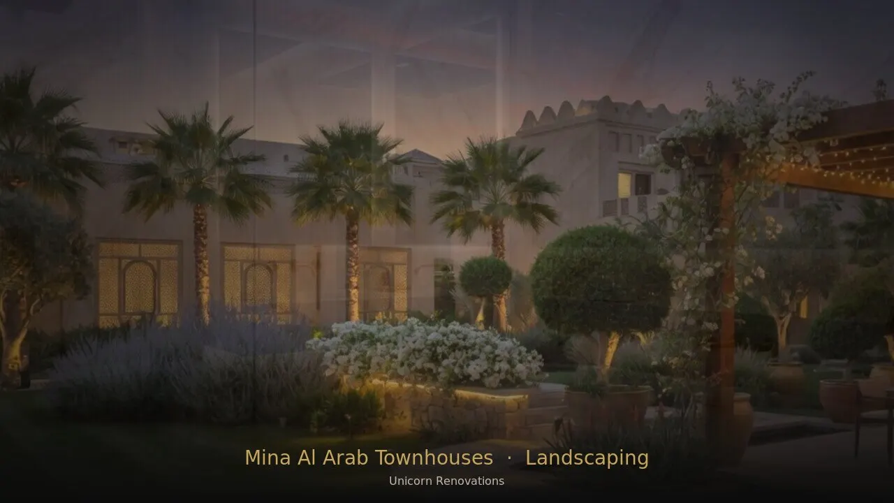 Landscaping in Mina Al Arab Townhouses