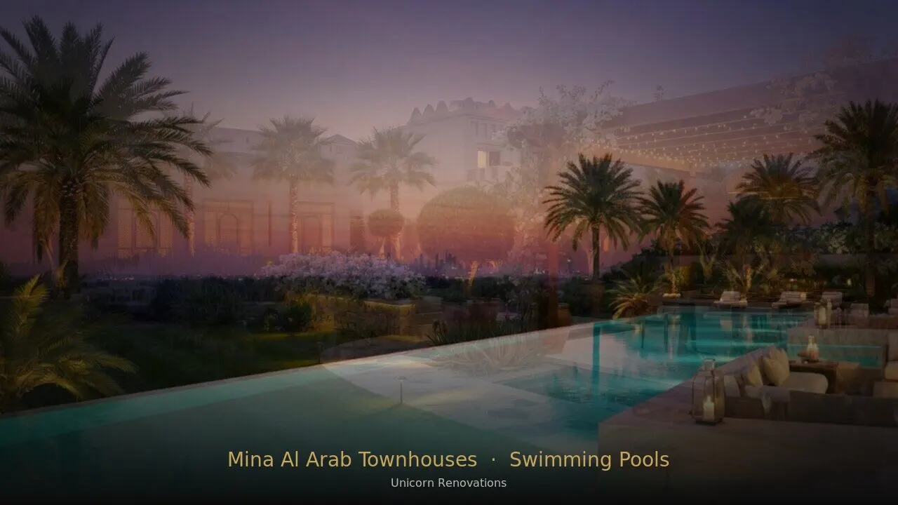 Swimming Pool Construction & Renovation in Mina Al Arab Townhouses