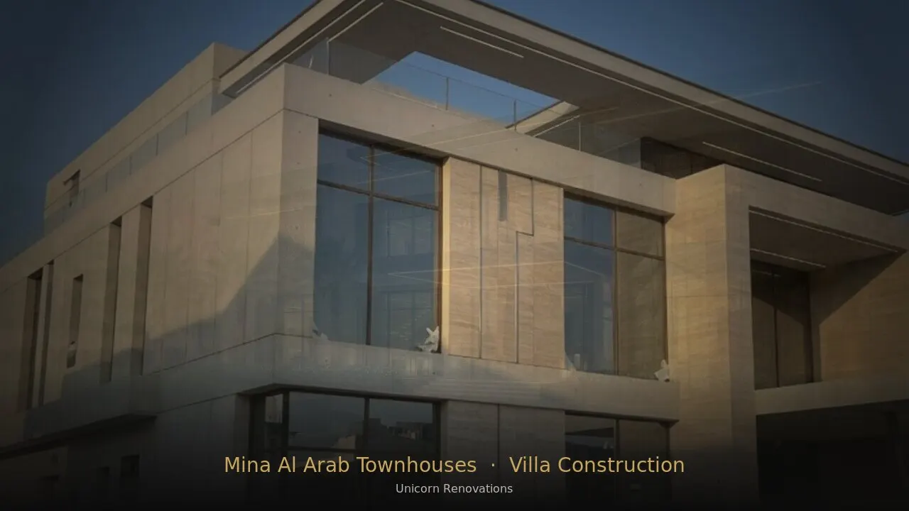 Villa Construction in Mina Al Arab Townhouses